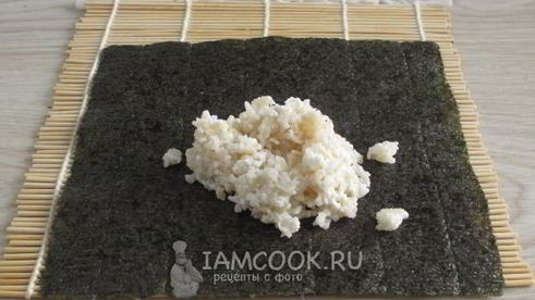 роллы с бурым рисом