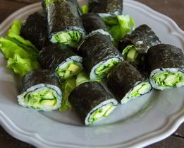 Роллы с кольраби