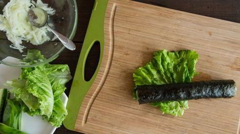 роллы с кольраби