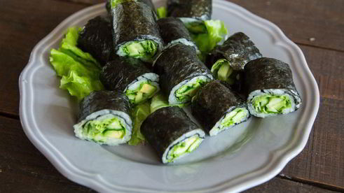 роллы с кольраби