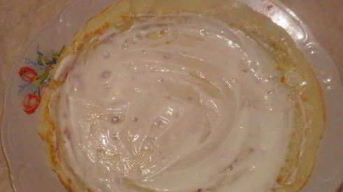 роллы с творожным кремом