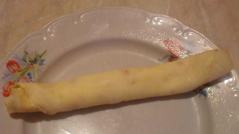 роллы с творожным кремом