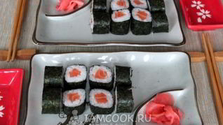 Роллы сяке маки