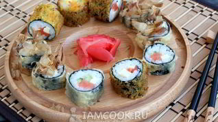 Роллы темпура