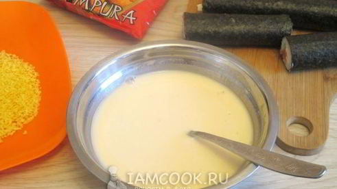 роллы темпура