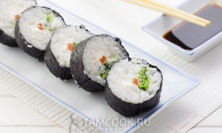 Рецепт вегетарианских роллов