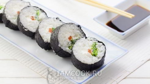 вегетарианские роллы