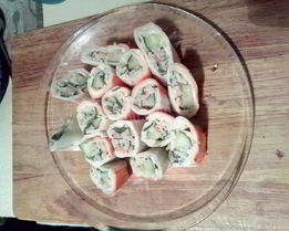 Крабовые рулетики с рисом