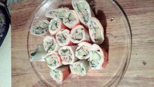 Крабовые рулетики с рисом