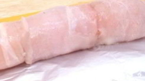 куриный рулет с чесноком