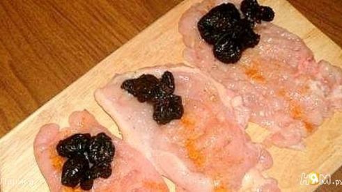 куриные рулетики с черносливом