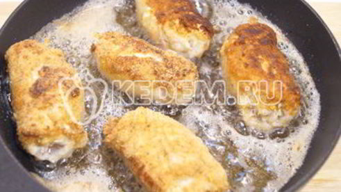 куриные рулетики в панировке