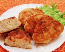 Мясной рулет из фарша