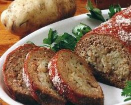 Мясной рулет с начинкой из картофеля