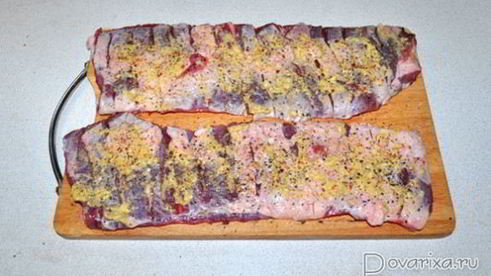 рулет из говяжьей пашины в духовке