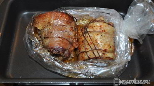 рулет из говяжьей пашины в духовке