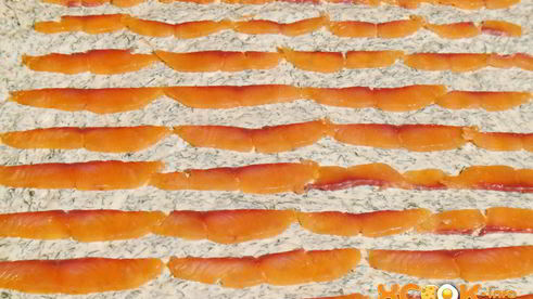 рулет из лаваша с красной рыбой