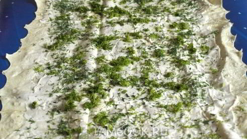 рулет из лаваша с курицей