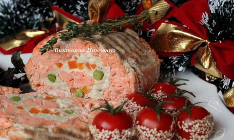 Рецепт рулета из лосося