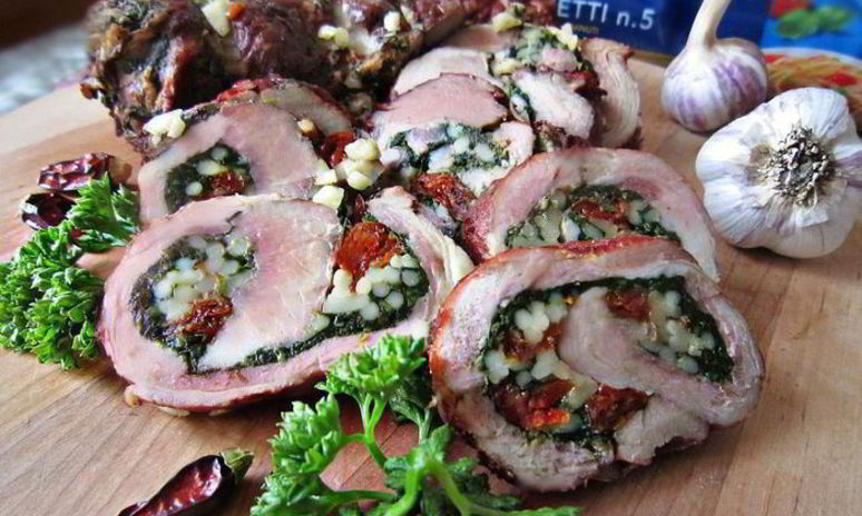 Рецепт рулета из свинины краски италии