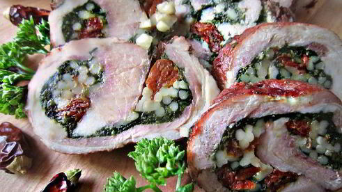 рулет из свинины краски италии