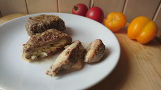 Рулет из телячьей отбивной