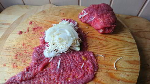 рулет из телячьей отбивной