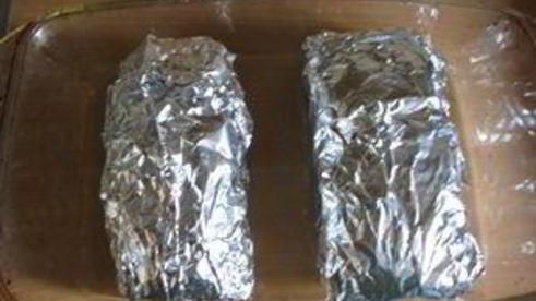 рулет из телятины с перцем и зеленью