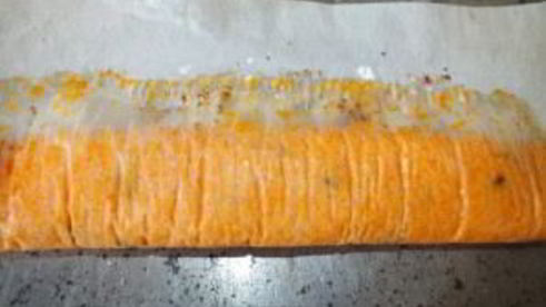 рулет с курагой