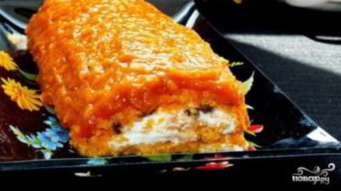 рулет с курагой