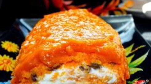 рулет с курагой