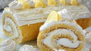 Рулет с лимонной начинкой