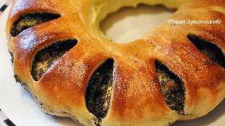 Рулет с маком и коньяком