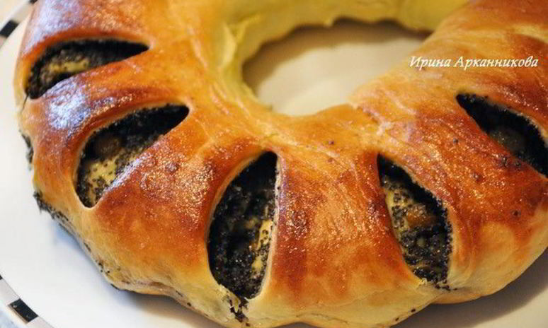 Рецепт рулета с маком и коньяком