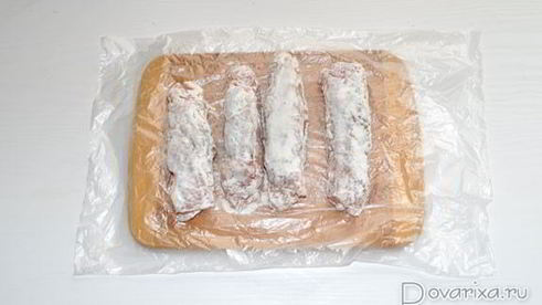 рулетики из куриной грудки с сыром