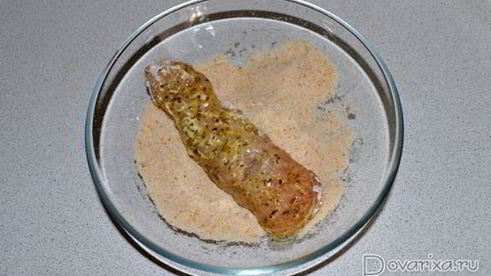 рулетики из куриной грудки с сыром