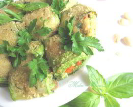 Рулетики из молодых кабачков