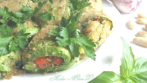 рулетики из молодых кабачков