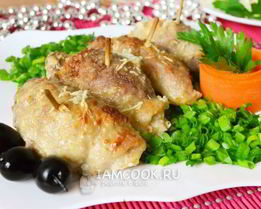 Рулетики из свинины