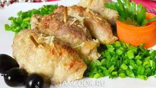 Рулетики из свинины