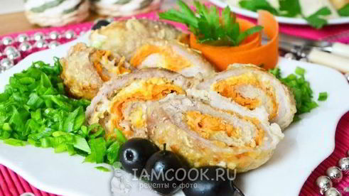 рулетики из свинины
