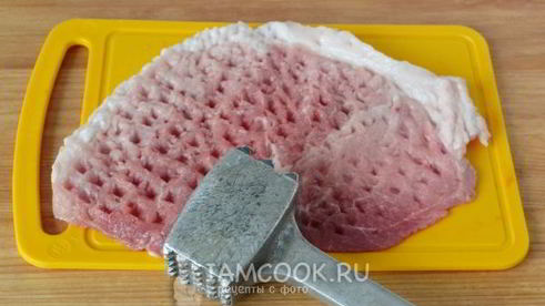 рулетики из свинины