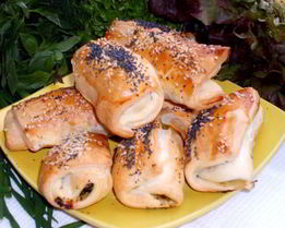 Рулетики с курицей и шпинатом