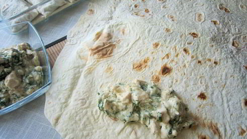 рулетики с курицей