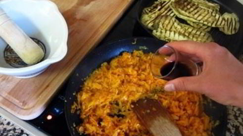 рулеты из баклажанов