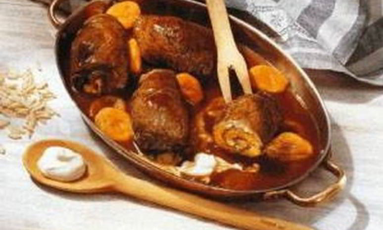 Рецепт рулетов с фруктовой начинкой