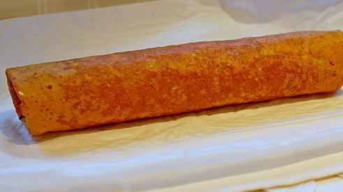 тыквенный рулет с мясным фаршем