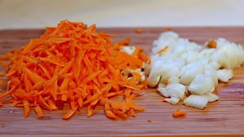 тыквенный рулет с мясным фаршем