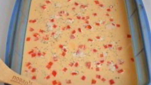 яичный рулет с печенкой