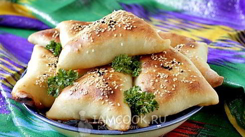 самса с курицей